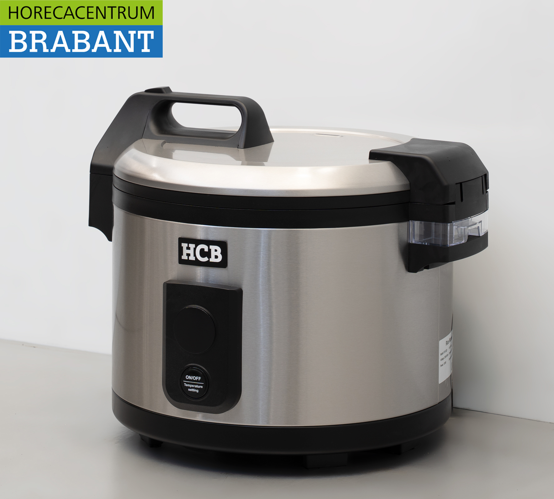 HCB Reiswärmer aus Edelstahl Reiswärmer 20 Liter 230V Horeca – Bild 2