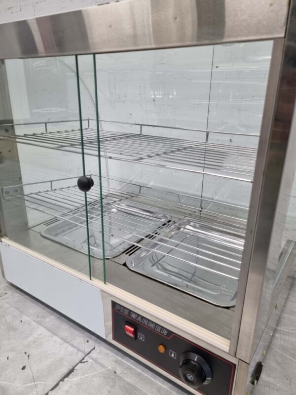 Edelstahl Warmhaltevitrine 66 cm 230V Horeca – Bild 6