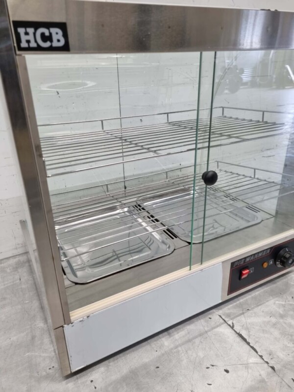 Edelstahl Warmhaltevitrine 66 cm 230V Horeca – Bild 7