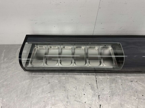 HCB Sushi-Vitrine Tapas-Vitrine 6 x 1/3 GN 152,5 cm 230V Horeca – Bild 4