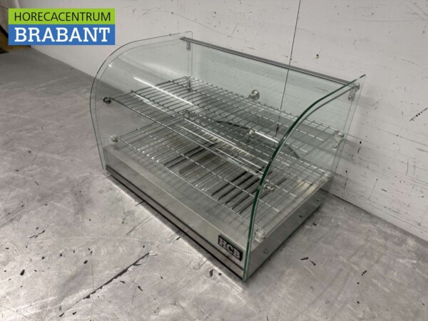 Edelstahl Warmhaltevitrine 45 Liter 55,4 cm 230V Horeca – Bild 2