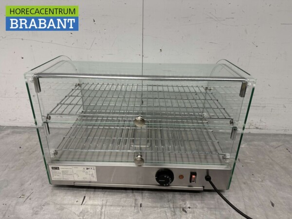Edelstahl Warmhaltevitrine 45 Liter 55,4 cm 230V Horeca – Bild 4
