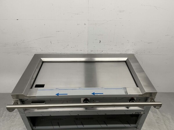 Edelstahl Teppanyaki Grill Grillpfanne Premium-line 144 cm 400V Horeca – Bild 2