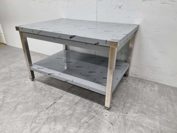 Edelstahl-Arbeitstisch Premium-line 100 x 70 x 60 cm Catering – Bild 2