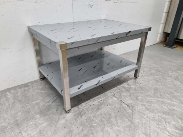 Edelstahl-Arbeitstisch Premium-line 100 x 70 x 60 cm Catering – Bild 3