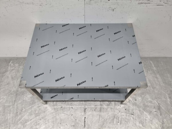Edelstahl-Arbeitstisch Premium-line 100 x 70 x 60 cm Catering – Bild 4