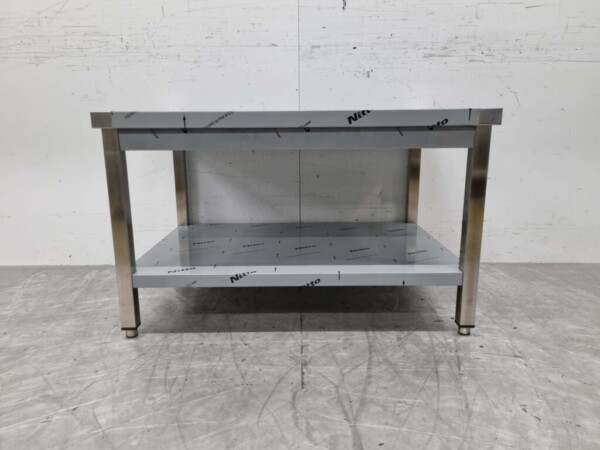 Edelstahl-Arbeitstisch Premium-line 100 x 70 x 60 cm Catering – Bild 5