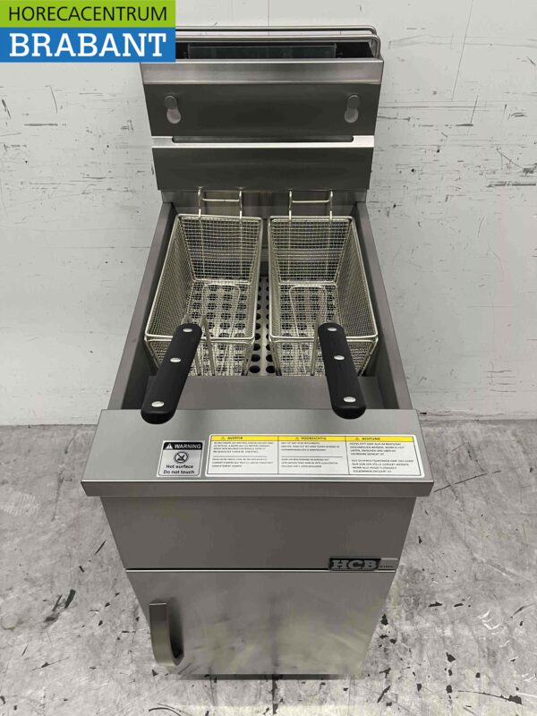 Edelstahl Friteuse Premium-line 21 Liter GAS Catering – Bild 6