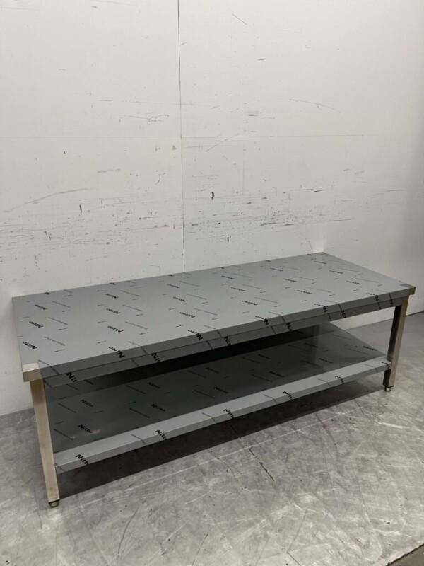 Edelstahl Arbeitstisch Premium-line 180 x 70 x 60 cm Catering – Bild 3