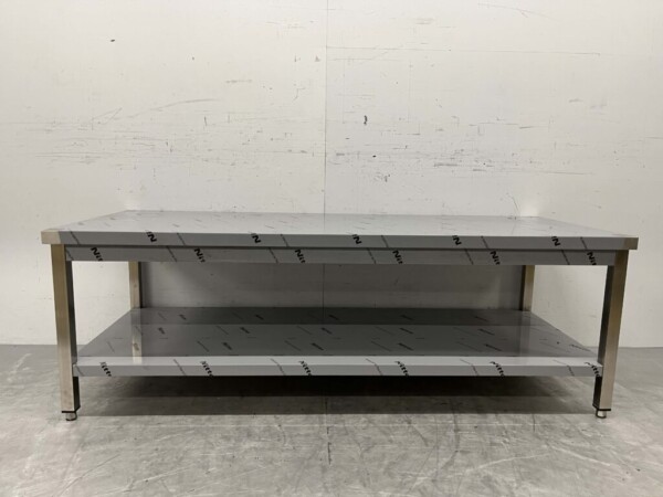 Edelstahl Arbeitstisch Premium-line 180 x 70 x 60 cm Catering – Bild 4