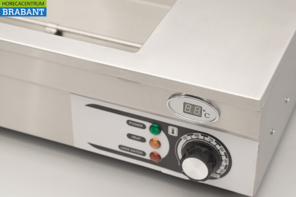 HCB RVS Bain marie 3 x 1/2 GN 95 cm 230V Horeca – Bild 8
