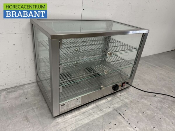 Edelstahl Warmhaltevitrine 115 Liter 70 cm 230V Horeca – Bild 6