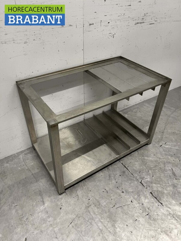 Sockel aus Edelstahl 87 x 51 x 60 cm Catering – Bild 3