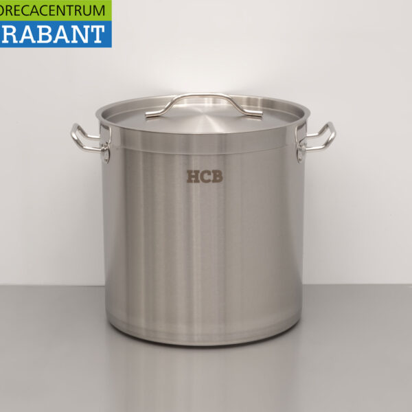 HCB Edelstahl Suppentopf Kochtopf Induktion 30,5 x 31,5 cm 21 Liter Catering