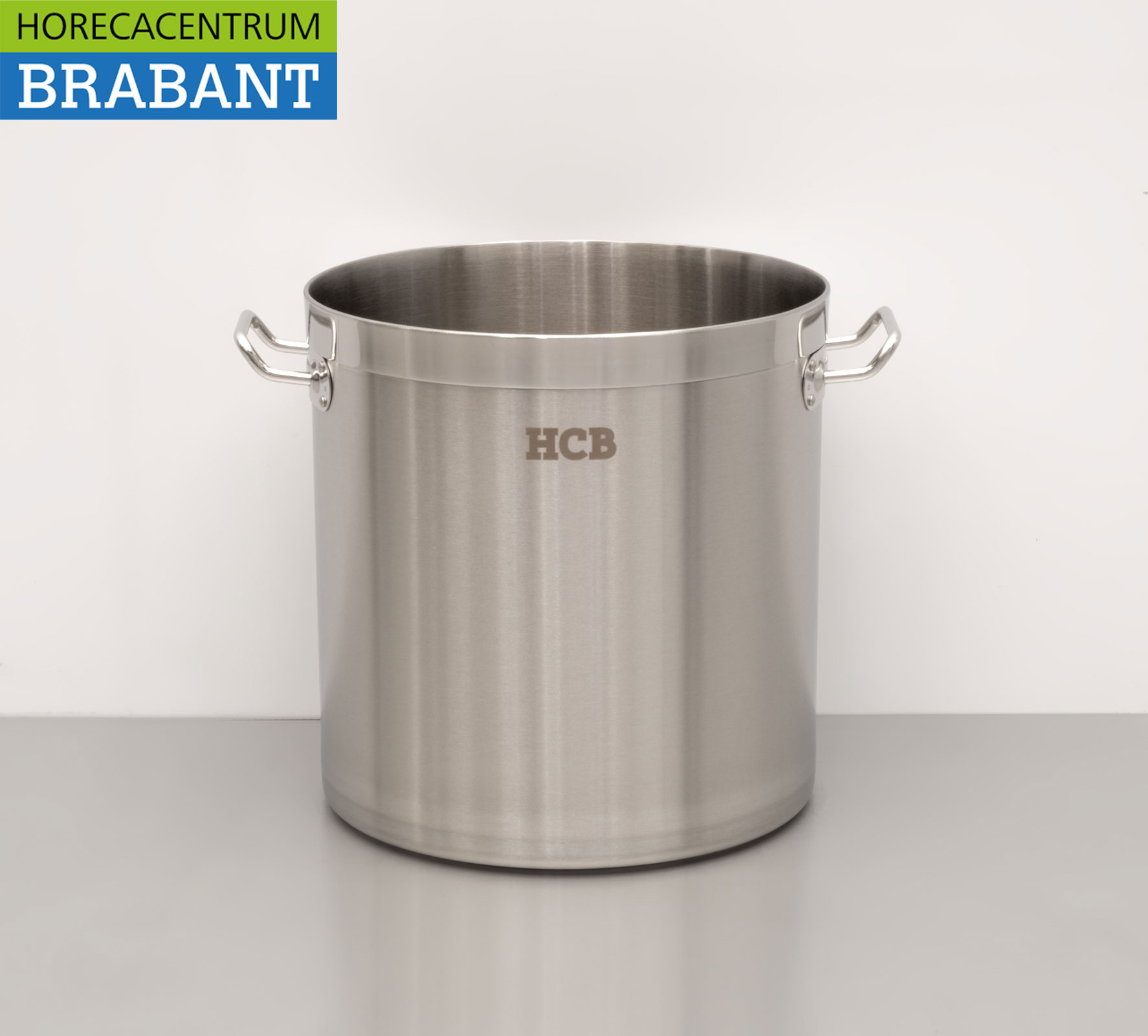 HCB Edelstahl Suppentopf Kochtopf Induktion 30,5 x 31,5 cm 21 Liter Catering – Bild 4