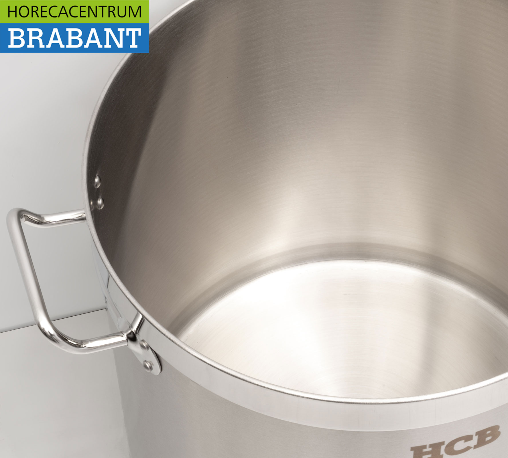 HCB Edelstahl Suppentopf Kochtopf Induktion 30,5 x 31,5 cm 21 Liter Catering – Bild 6