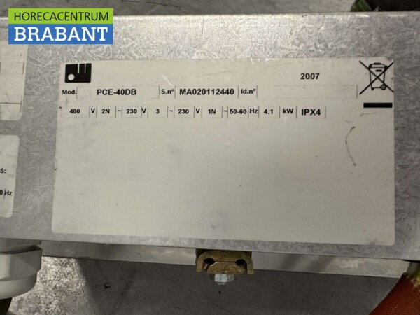 Edelstahl Roeder Elektro-Einbauherd 2 Brenner 400V Horeca – Bild 3
