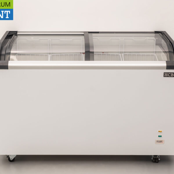 HCB Shop Gefrierschrank Gefrierschrank mit Glasschiebedeckel 355 Liter 230V Horeca