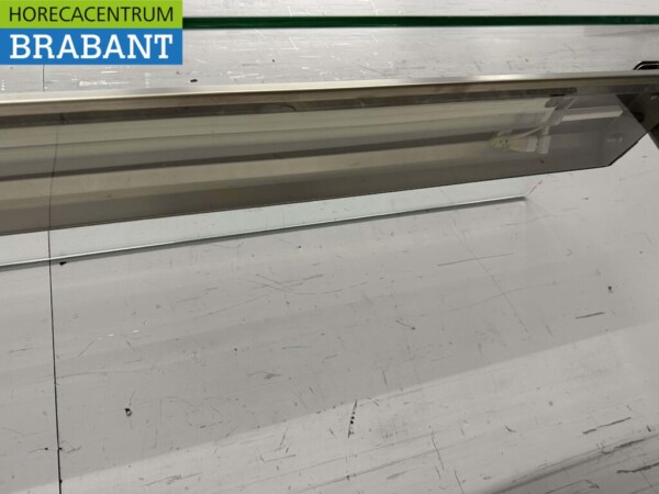 Glasaufbau aus Edelstahl mit Beleuchtung 154 cm Horeca – Bild 4