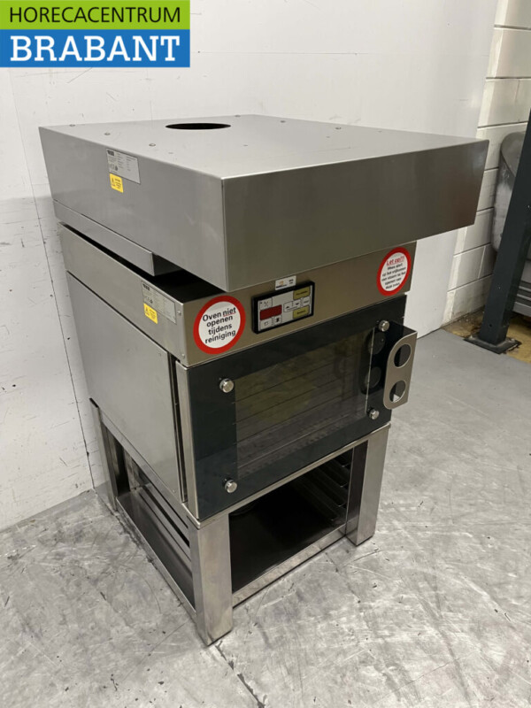 Edelstahl WSS Backofen Heißluftofen Dunstabzugshaube Sockel 230V Catering – Bild 3