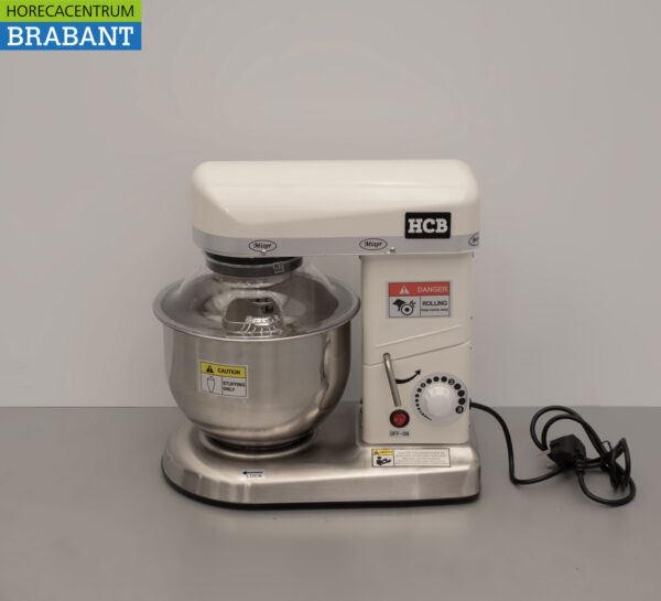 HCB Küchenmaschine Küchenmaschine Mixer Edelstahlschüssel 5 Liter 230V Horeca – Bild 6