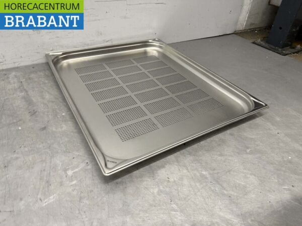 Perforierter Gastronormbehälter aus Edelstahl GN Tablett 2/1 Tiefe 40 mm Horeca – Bild 4