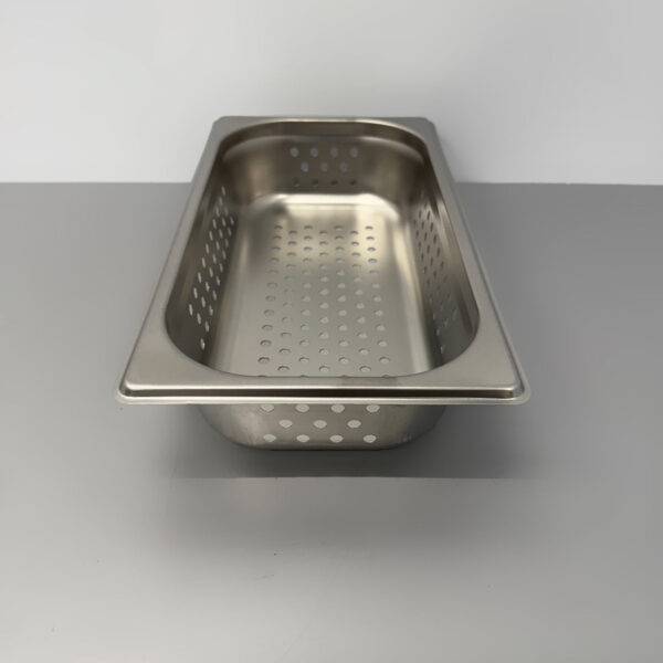 HCB Perforierter Gastronormbehälter aus Edelstahl GN-Behälter 1/3 Tiefe 65 mm Horeca