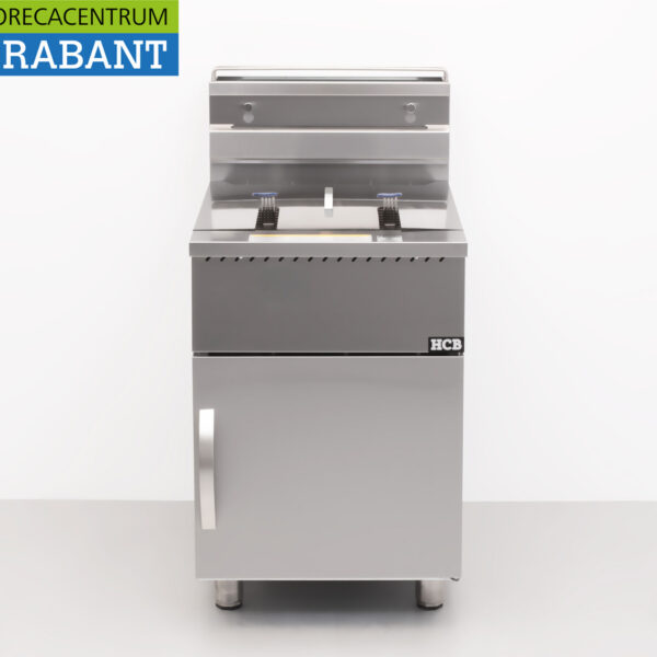 HCB Edelstahl Friteuse Fritteuse 45 Liter Premium-line GAS Catering