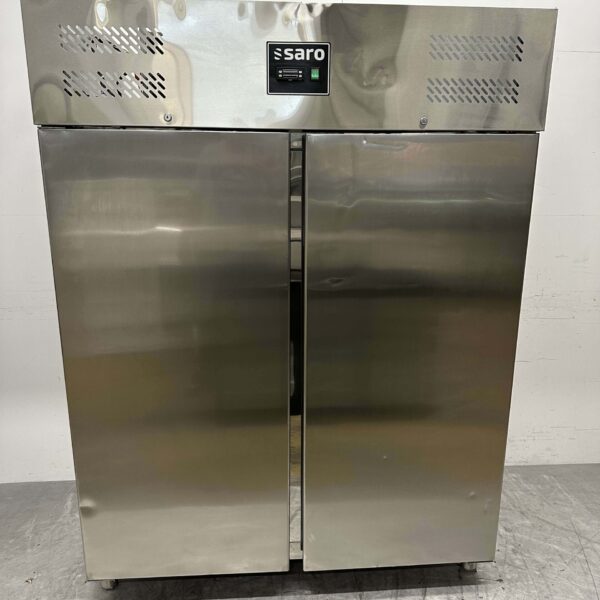Saro Doppeltüriger Kühlschrank aus Edelstahl 1130 Liter 230V Horeca