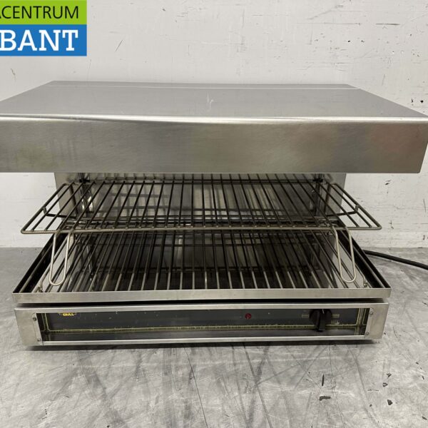 Edelstahl Rollengrill Salamander Grill 80 cm 400V Horeca