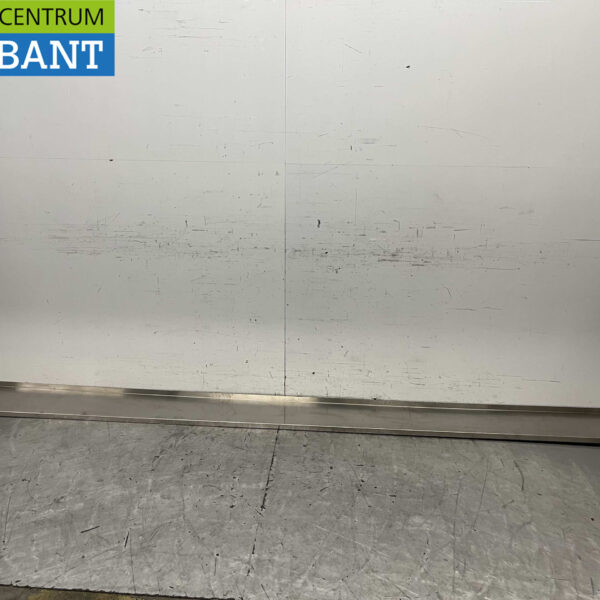 Wandregal aus Edelstahl 400 x 30 cm Horeca