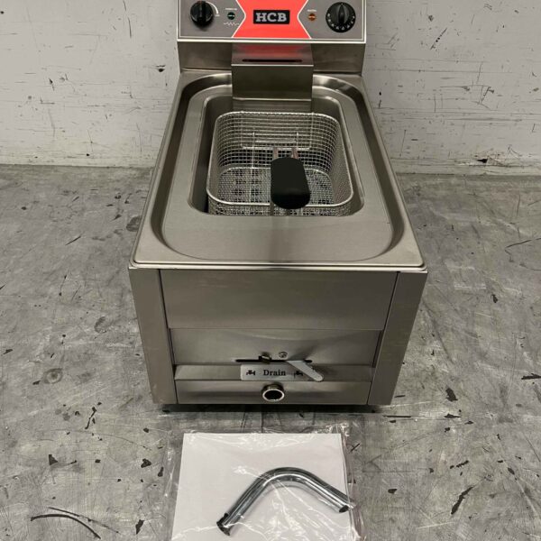 Edelstahl-Aufsatzfritteuse 12 Liter 400V Horeca