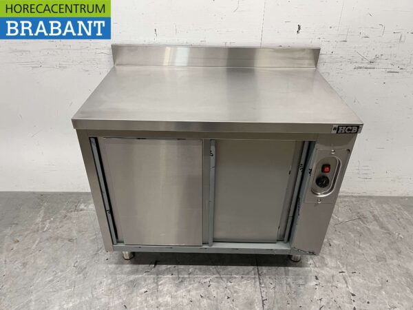 Edelstahl Warmhalteschrank 2 Schiebetüren 100 cm Catering