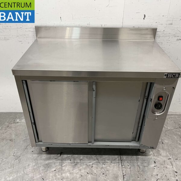 Edelstahl Warmhalteschrank 2 Schiebetüren 100 cm Catering