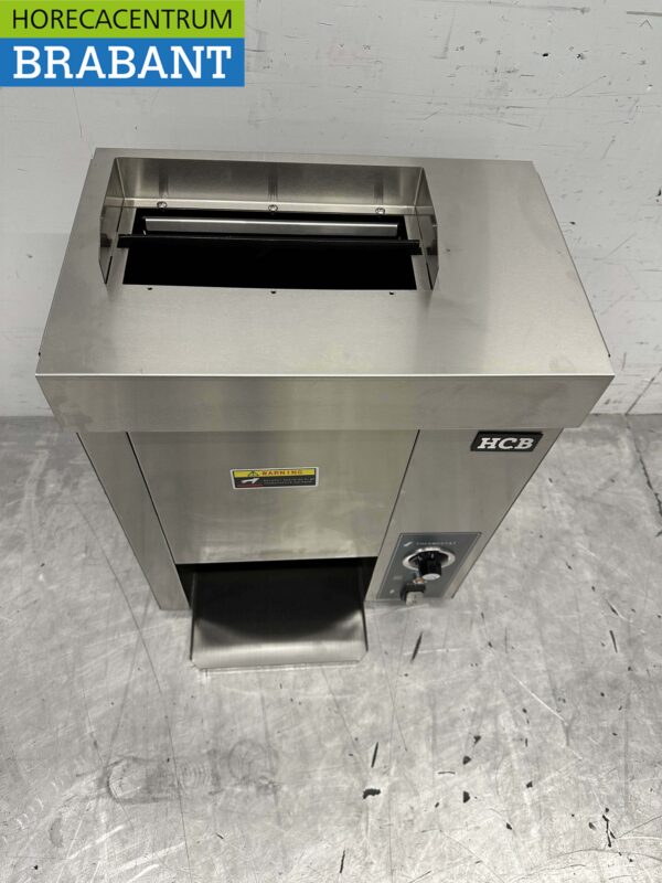 HCB Edelstahl Vertikaler Durchlauftoaster Brotröster Durchlaufofen 230V Horeca – Bild 4
