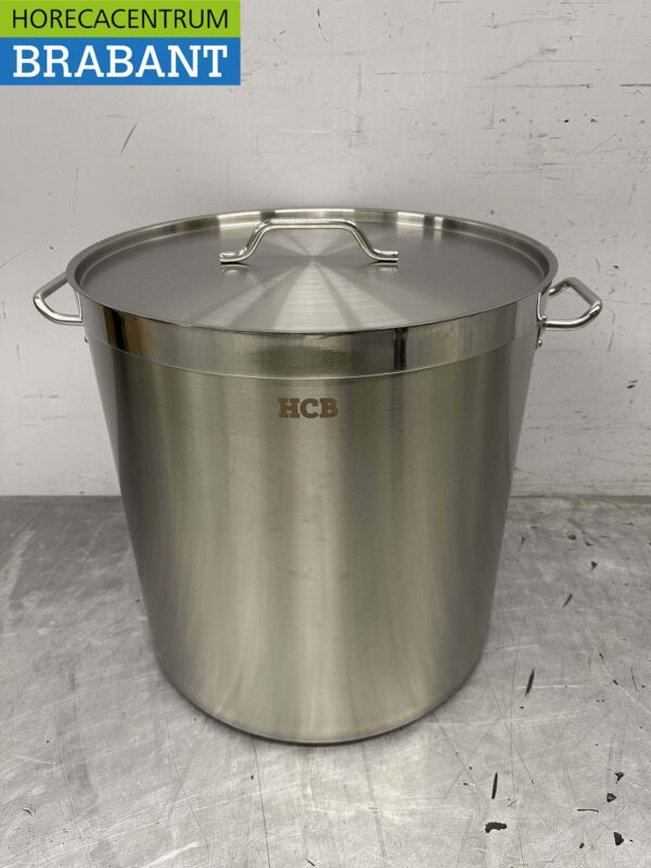 HCB Edelstahl Suppentopf Kochtopf Induktion 50 x 50 cm 98 Liter Horeca