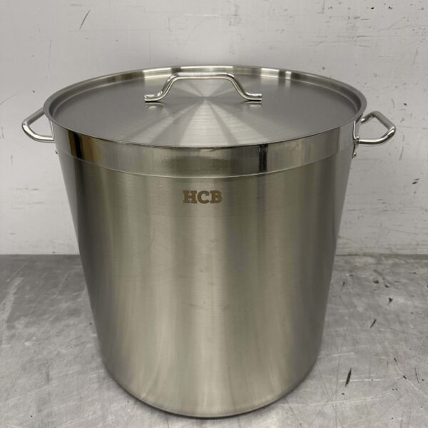 HCB Edelstahl Suppentopf Kochtopf Induktion 50 x 50 cm 98 Liter Horeca