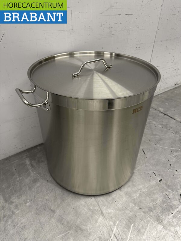 HCB Edelstahl Suppentopf Kochtopf Induktion 50 x 50 cm 98 Liter Horeca – Bild 4