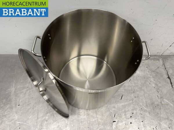 HCB Edelstahl Suppentopf Kochtopf Induktion 50 x 50 cm 98 Liter Horeca – Bild 7