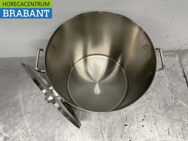 HCB Edelstahl Suppentopf Kochtopf Induktion 50 x 50 cm 98 Liter Horeca – Bild 8