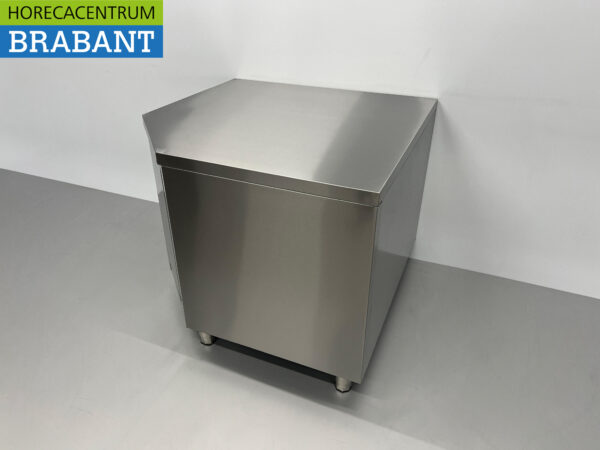 HCB Edelstahl-Arbeitsschrank Premium-line Eckschrank klappbar 100 x 100 cm Catering – Bild 3