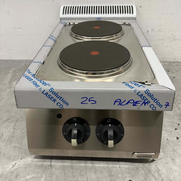 Electrolux 2-Flammen-Elektroherd 40 cm 400V Horeca aus Edelstahl
