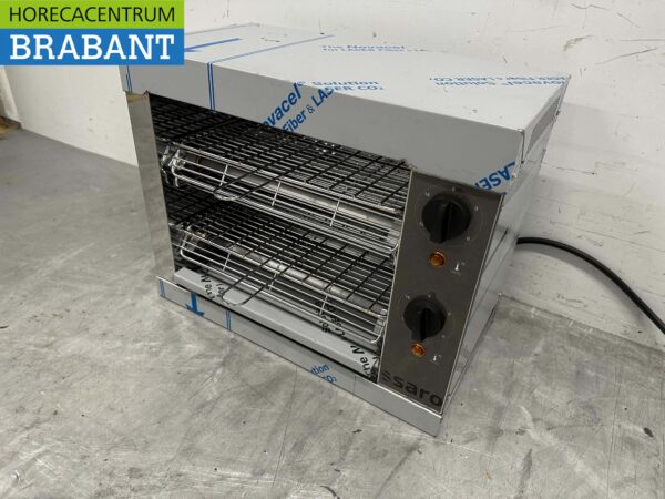 Edelstahl Saro Brotröster Salamander Grill 44 cm 3000 Watt 230V Horeca – Bild 2