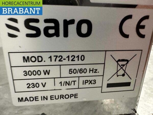 Edelstahl Saro Brotröster Salamander Grill 44 cm 3000 Watt 230V Horeca – Bild 4