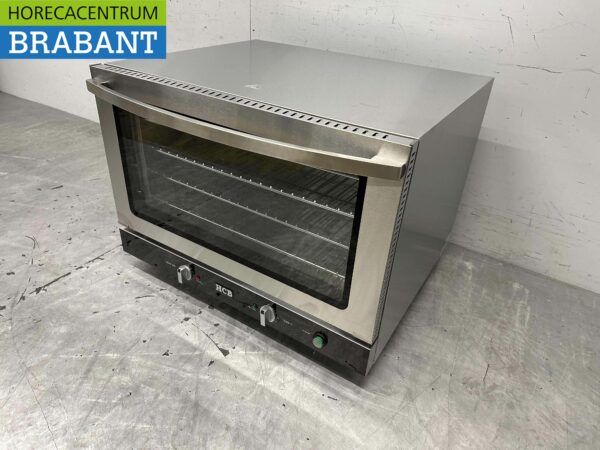 Umluftofen aus Edelstahl Umluftofen Backofen Feuchtigkeitszufuhr / Dämpfen 60/40 cm 110 Liter 400V Horeca – Bild 2