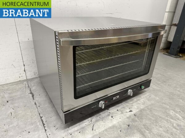 Umluftofen aus Edelstahl Umluftofen Backofen Feuchtigkeitszufuhr / Dämpfen 60/40 cm 110 Liter 400V Horeca – Bild 3