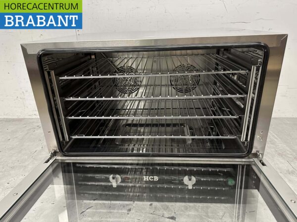 Umluftofen aus Edelstahl Umluftofen Backofen Feuchtigkeitszufuhr / Dämpfen 60/40 cm 110 Liter 400V Horeca – Bild 6