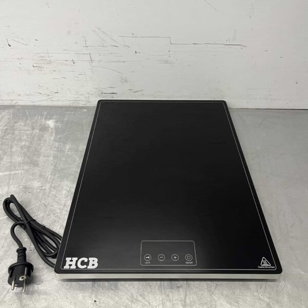 Induktionskochplatte aus Edelstahl 38 x 55 cm 230 Watt 230V Horeca