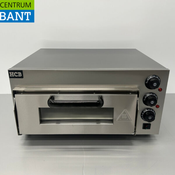 HCB Edelstahl-Pizzaofen 40 cm Stein 230V Horeca