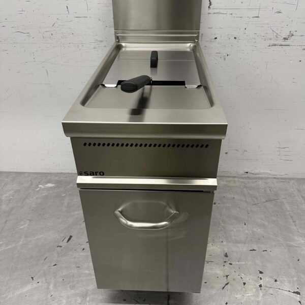 Saro Friteuse aus Edelstahl Friteuse 21 Liter 22 kW GAS Catering